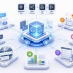 AI agent connected to coding, customer service, research, data analysis, sales, and business workflows